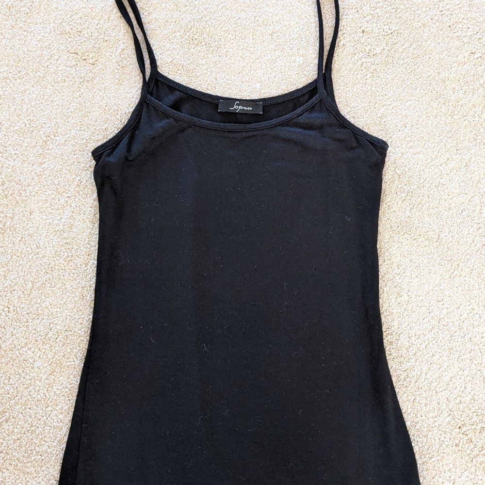 Soprano Black Camisole Size S
